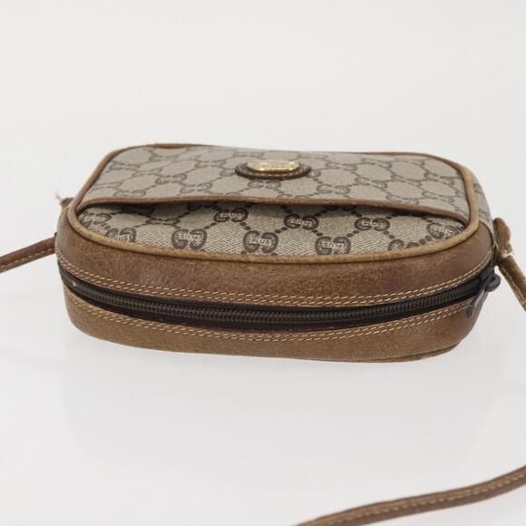 GUCCI GG Plus Supreme Shoulder Bag Pvc Leather Beige Gold - Picture 7 of 12